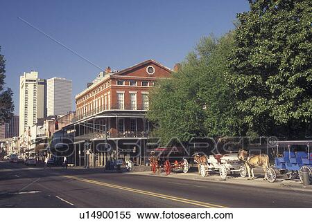 New Orleans, LA, Louisiana, French Quarter, Decatur Street View Large Photo Image Stock Photography - New Orleans, LA, Louisiana, French Quarter, Decatur Street. Fotosearch