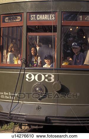 New Orleans, LA, Louisiana, St. Charles Trolley, St. Charles Avenue View Large Photo Image Stock Image - New Orleans, LA, Louisiana, St. Charles Trolley, St. Charles Avenue. Fotosearch
