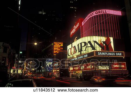 New York City, NY, New York, downtown, Broadway at Time Square, evening View Large Photo Image Stock Image - New York City, NY, New York, downtown, Broadway at Time Square, evening. Fotosearch