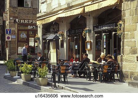 outdoor cafT, France, Moulins, Auvergne, Allier, Europe, Outdoor cafT in the city of Moulins. View Large Photo Image Stock Photograph - outdoor cafT, France, Moulins, Auvergne, Allier, Europe, Outdoor cafT in the city of Moulins.. Fotosearch