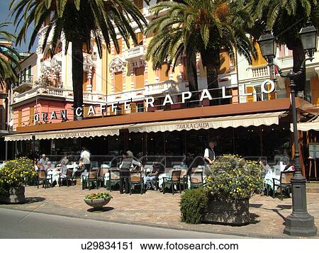 outdoor cafT, Liguria, Italy, Rapallo, Riviera di Levante, Ligurian Riviera, Europe, Gran Caffe Rapallo along the waterfront in the resort town of Rapallo along the Ligurian Sea. View Large Photo Image Stock Image - outdoor cafT, Liguria, Italy, Rapallo, Riviera di Levante, Ligurian Riviera, Europe, Gran Caffe Rapallo along the waterfront in the resort town of Rapallo along the Ligurian Sea.. Fotosearch