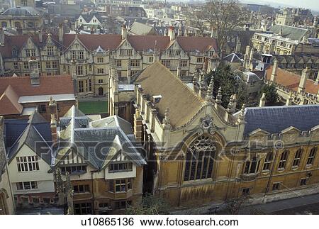 Oxford, England, Great Britain, United Kingdom, Europe, View of Brasenose College from St. Mary the Virgin in Oxford, Britain's oldest university town. View Large Photo Image Stock Photograph - Oxford, England, Great Britain, United Kingdom, Europe, View of Brasenose College from St. Mary the Virgin in Oxford, Britain's oldest university town.. Fotosearch