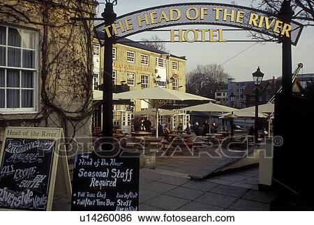 Oxford, England, Great Britain, United Kingdom, Europe, Head of the River Hotel in downtown Oxford, Britain's oldest university town. View Large Photo Image Stock Photograph - Oxford, England, Great Britain, United Kingdom, Europe, Head of the River Hotel in downtown Oxford, Britain's oldest university town.. Fotosearch