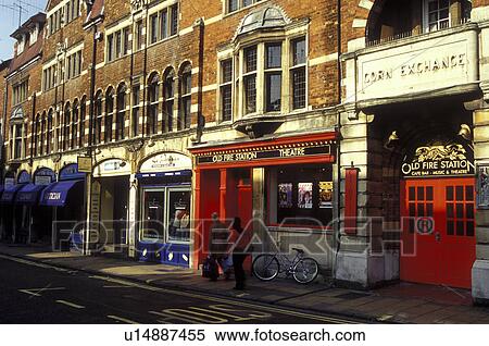 Oxford, England, Great Britain, United Kingdom, Europe, Old Fire Station Theater on George Street in downtown Oxford, Britain's oldest university town. View Large Photo Image Stock Photography - Oxford, England, Great Britain, United Kingdom, Europe, Old Fire Station Theater on George Street in downtown Oxford, Britain's oldest university town.. Fotosearch