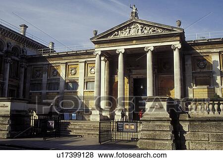 Stock Photo -  Oxford, University of Oxford, England, Great Britain, United Kingdom, Europe, Ashmolean Museum in Oxford, Britain's oldest university town.. Fotosearch