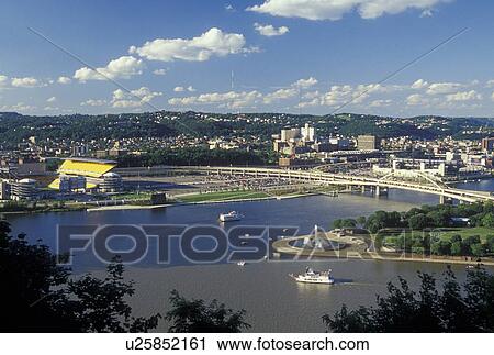 PA, Pittsburgh, Pennsylvania, downtown, aerial, Allegheny River, Monongahela River, Point State Park View Large Photo Image Stock Image - PA, Pittsburgh, Pennsylvania, downtown, aerial, Allegheny River, Monongahela River, Point State Park. Fotosearch
