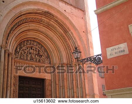 Parma, Emilia-Romagna, Italy, Europe, The ornate entrance to the pink marble Baptistry in the city of Parma. View Large Photo Image Stock Image - Parma, Emilia-Romagna, Italy, Europe, The ornate entrance to the pink marble Baptistry in the city of Parma.. Fotosearch
