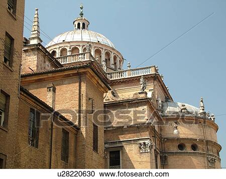 Stock Image -  Parma, Emilia-Romagna, Italy, Europe, Chiesa di Santa Maria della Steccata in the city of Parma.. Fotosearch