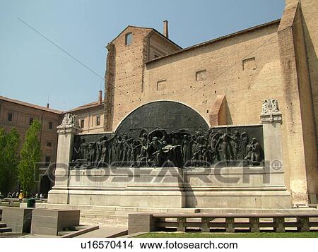 Parma, Italy, Emilia-Romagna, Europe, Monument outside the Palazzo della Pilotta in the city of Parma. View Large Photo Image Picture - Parma, Italy, Emilia-Romagna, Europe, Monument outside the Palazzo della Pilotta in the city of Parma.. Fotosearch