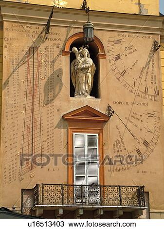 Parma, Italy, Emilia-Romagna, Europe, Giant sundial in the Piazza Garibaldi in the city of Parma. View Large Photo Image Stock Image - Parma, Italy, Emilia-Romagna, Europe, Giant sundial in the Piazza Garibaldi in the city of Parma.. Fotosearch