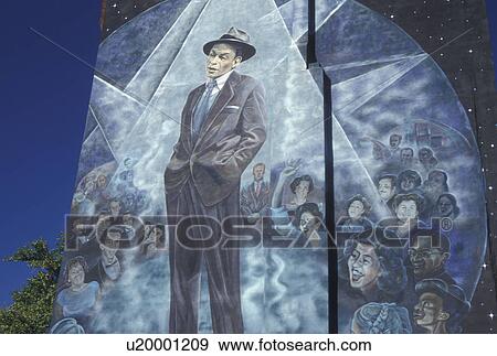 Philadelphia, PA, Pennsylvania, wall mural of Frank Sinatra, South Philadelphia View Large Photo Image Stock Photo - Philadelphia, PA, Pennsylvania, wall mural of Frank Sinatra, South Philadelphia. Fotosearch