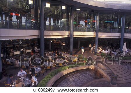 Stock Photo -  Phoenix, AZ, Arizona, Arizona Center, cafT. Fotosearch