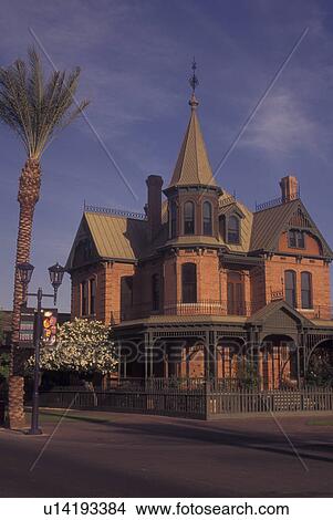 Picture -  Phoenix, AZ, Arizona, downtown, Rosson House, Heritage and Science Park, Heritage Square, Historic Site. Fotosearch