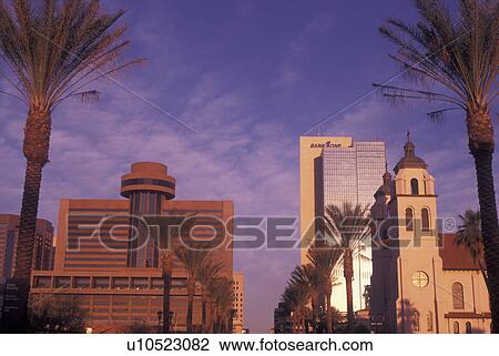 Phoenix, AZ, Arizona, downtown, St. Mary's Basilica View Large Photo Image Stock Image - Phoenix, AZ, Arizona, downtown, St. Mary's Basilica. Fotosearch