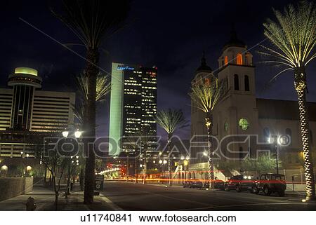 Phoenix, AZ, Arizona, downtown, St. Mary's Basilica, evening View Large Photo Image Stock Image - Phoenix, AZ, Arizona, downtown, St. Mary's Basilica, evening. Fotosearch
