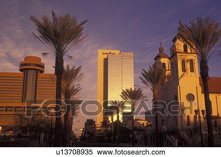 Phoenix, AZ, Arizona, downtown, St. Mary's Basilica View Large Photo Image Stock Photography - Phoenix, AZ, Arizona, downtown, St. Mary's Basilica. Fotosearch