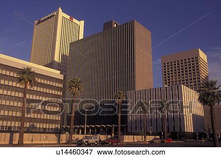 Stock Photo -  Phoenix, AZ, Arizona, downtown. Fotosearch