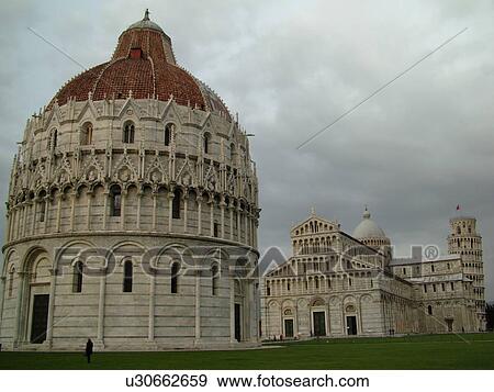Pisa, Italy, Tuscany, Toscana, Europe, The Baptistry, the Cathedral and the Leaning Tower of Pisa (Torre Pendente) in Campo dei Miracoli (Field of Miracles) in the city of Pisa. View Large Photo Image Stock Photo - Pisa, Italy, Tuscany, Toscana, Europe, The Baptistry, the Cathedral and the Leaning Tower of Pisa (Torre Pendente) in Campo dei Miracoli (Field of Miracles) in the city of Pisa.. Fotosearch