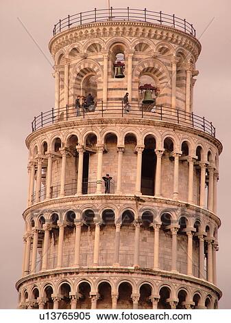 Stock Photography -  Pisa, Tuscany, Italy, Toscana, Europe, Leaning Tower of Pisa (Torre Pendente) in Campo dei Miracoli (Field of Miracles) in the city of Pisa.. Fotosearch