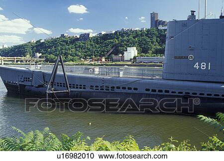 Pittsburgh, PA, Pennsylvania, USS Requin at Carnegie Science Center, a 300-foot World War II submarine View Large Photo Image Stock Image - Pittsburgh, PA, Pennsylvania, USS Requin at Carnegie Science Center, a 300-foot World War II submarine. Fotosearch