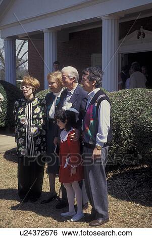 Plains, GA, Georgia, Baptist Church, Sunday, Jimmy & Rosalyn Carter posing for pictures View Large Photo Image Stock Photograph - Plains, GA, Georgia, Baptist Church, Sunday, Jimmy & Rosalyn Carter posing for pictures. Fotosearch