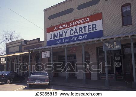 Plains, GA, Georgia, Jimmy Carter Presidential Sign View Large Photo Image Stock Photograph - Plains, GA, Georgia, Jimmy Carter Presidential Sign. Fotosearch