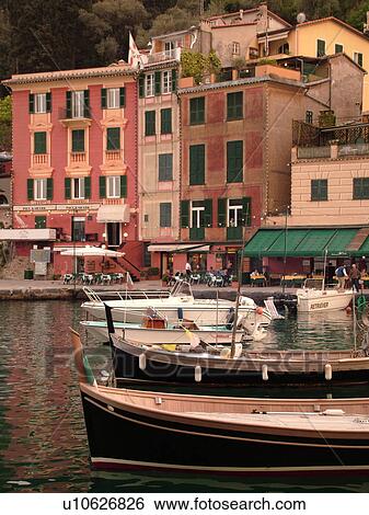 Portofino, Italy, Riviera di Levante, Ligurian Riviera, Liguria, Europe, Fishing boats in the harbor of the resort town of Portofino along the Ligurian Sea. View Large Photo Image Stock Photograph - Portofino, Italy, Riviera di Levante, Ligurian Riviera, Liguria, Europe, Fishing boats in the harbor of the resort town of Portofino along the Ligurian Sea.. Fotosearch