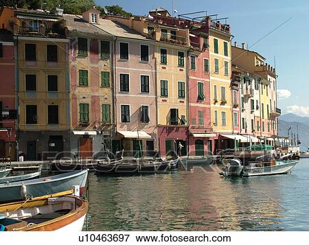 Portofino, Liguria, Italy, Riviera di Levante, Ligurian Riviera, Europe, The village of Portofino along the Ligurian Coast. View Large Photo Image Stock Photo - Portofino, Liguria, Italy, Riviera di Levante, Ligurian Riviera, Europe, The village of Portofino along the Ligurian Coast.. Fotosearch