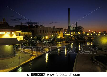 Pueblo, CO, Colorado, Historic Arkansas Riverwalk of Pueblo, Arkansas River, evening View Large Photo Image Stock Image - Pueblo, CO, Colorado, Historic Arkansas Riverwalk of Pueblo, Arkansas River, evening. Fotosearch