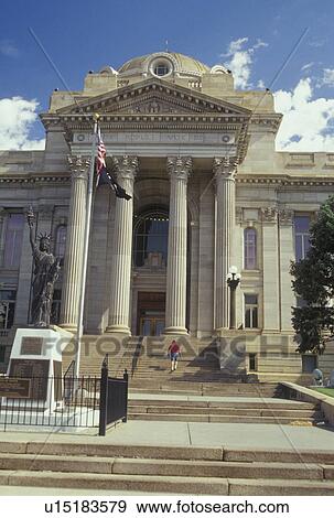 Stock Photo -  Pueblo, CO, Colorado, Pueblo County Courthouse. Fotosearch