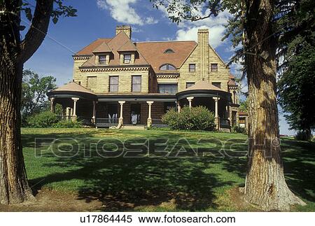 Stock Photography -  Pueblo, CO, Colorado, Rosemont Museum, ca. 1893 Victorian Museum. Fotosearch