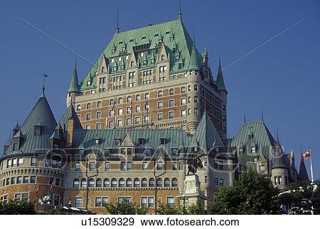 Quebec City, Canada, Quebec, Chateau Frontenac in Vieux Quebec (Old Quebec). View Large Photo Image Stock Photo - Quebec City, Canada, Quebec, Chateau Frontenac in Vieux Quebec (Old Quebec).. Fotosearch