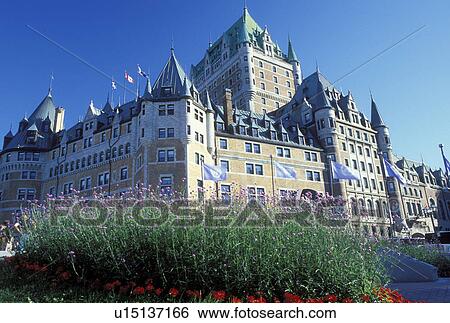 Quebec City, Canada, Quebec, Chateau Frontenac in Vieux Quebec (Old Quebec). View Large Photo Image Stock Photograph - Quebec City, Canada, Quebec, Chateau Frontenac in Vieux Quebec (Old Quebec).. Fotosearch