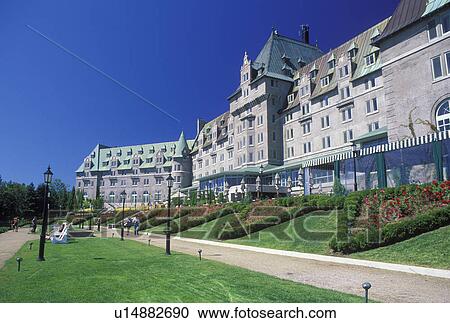 resort, Canada, La Malbaie, Quebec, Fairmont le Manor Richelieu Resort in the summer resort town of La Malbaie. View Large Photo Image Stock Image - resort, Canada, La Malbaie, Quebec, Fairmont le Manor Richelieu Resort in the summer resort town of La Malbaie.. Fotosearch
