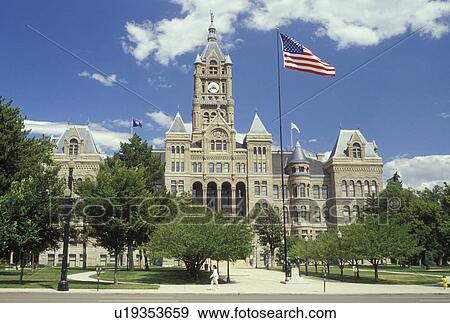 Stock Photo -  Salt Lake City, UT, Utah, City & County Building. Fotosearch