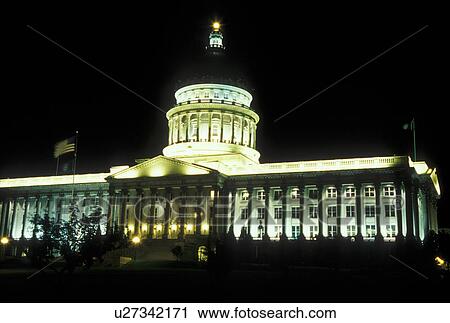 Salt Lake City, UT, Utah, Utah State Capitol, State House, evening View Large Photo Image Stock Image - Salt Lake City, UT, Utah, Utah State Capitol, State House, evening. Fotosearch