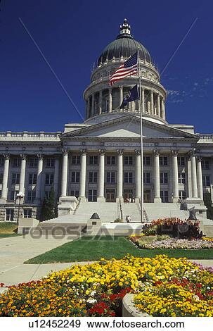 Salt Lake City, UT, Utah, Utah State Capitol, State House View Large Photo Image Stock Photo - Salt Lake City, UT, Utah, Utah State Capitol, State House. Fotosearch