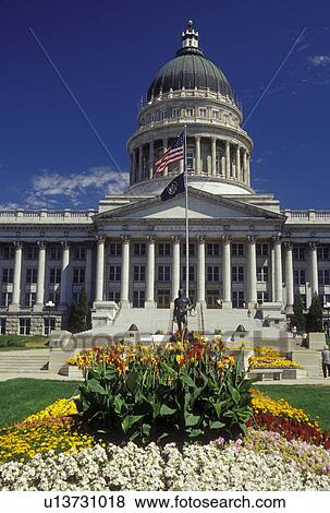Stock Photo -  Salt Lake City, UT, Utah, Utah State Capitol, State House. Fotosearch