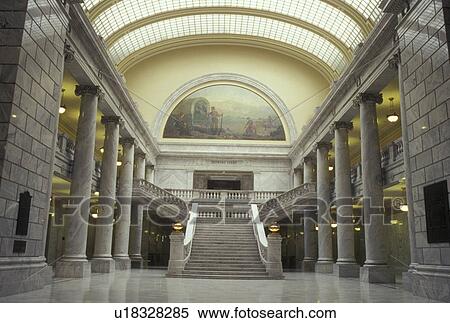 Salt Lake City, UT, Utah, Utah State Capitol, State House, interior, Great Hall View Large Photo Image Stock Photography - Salt Lake City, UT, Utah, Utah State Capitol, State House, interior, Great Hall. Fotosearch