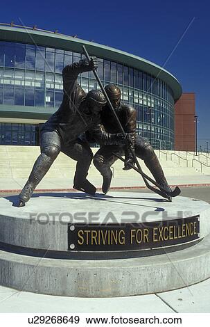 Stock Photo -  Salt Lake City, Utah, West Valley City, UT, E-Center, hockey arena. Fotosearch