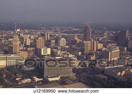 San Antonio, TX, Texas, Aerial view of downtown View Large Photo Image Stock Image - San Antonio, TX, Texas, Aerial view of downtown. Fotosearch