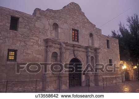 San Antonio, TX, Texas, The Alamo, Mission San Antonio de Valero, early morning View Large Photo Image Stock Image - San Antonio, TX, Texas, The Alamo, Mission San Antonio de Valero, early morning. Fotosearch