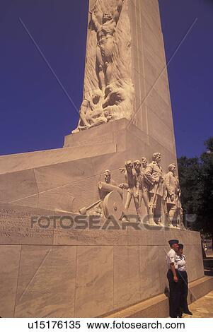 Stock Photography -  San Antonio, TX, Texas, The Alamo Cenotaph (1936) Monument. Fotosearch