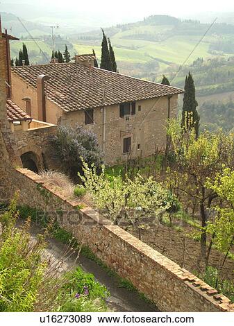 San Gimignano, Italy, Tuscany, Toscana, Europe, Medieval town of San Gimignano. View Large Photo Image Stock Photo - San Gimignano, Italy, Tuscany, Toscana, Europe, Medieval town of San Gimignano.. Fotosearch