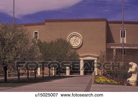 Stock Photo -  Santa Fe, NM, New Mexico, New Mexico State Capitol. Fotosearch
