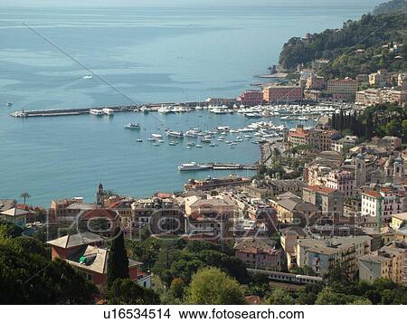 Santa Margherita Ligure, Liguria, Italy, Riviera di Levante, Ligurian Riviera, Europe, Scenic view of the resort town of Santa Margherita Ligure along the Ligurian Sea. View Large Photo Image Picture - Santa Margherita Ligure, Liguria, Italy, Riviera di Levante, Ligurian Riviera, Europe, Scenic view of the resort town of Santa Margherita Ligure along the Ligurian Sea.. Fotosearch