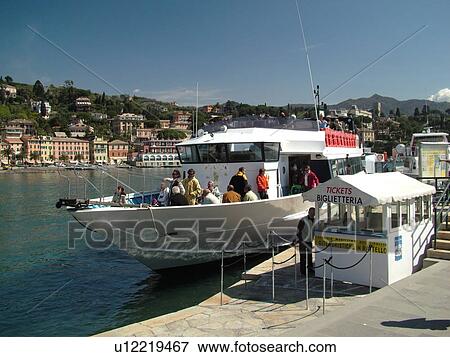 Santa Margherita Ligure, Liguria, Italy, Riviera di Levante, Ligurian Riviera, Europe, Excursion boat docked in the harbor of the resort town of Santa Margherita Ligure along the Ligurian Coast. View Large Photo Image Stock Photo - Santa Margherita Ligure, Liguria, Italy, Riviera di Levante, Ligurian Riviera, Europe, Excursion boat docked in the harbor of the resort town of Santa Margherita Ligure along the Ligurian Coast.. Fotosearch