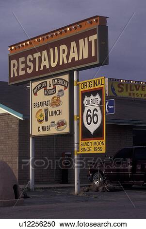 Santa Rosa, NM, New Mexico, Restaurant along Historic Route 66 View Large Photo Image Stock Image - Santa Rosa, NM, New Mexico, Restaurant along Historic Route 66. Fotosearch