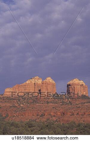 Sedona, AZ, Arizona, Cathedral Rock View Large Photo Image Picture - Sedona, AZ, Arizona, Cathedral Rock. Fotosearch