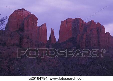 Sedona, AZ, Arizona, Cathedral Rock View Large Photo Image Picture - Sedona, AZ, Arizona, Cathedral Rock. Fotosearch